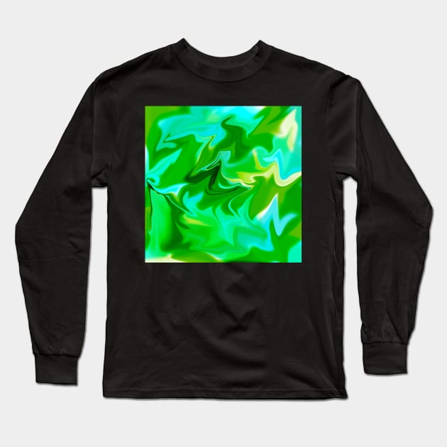 Green and messed up Long Sleeve T-Shirt by TiiaVissak